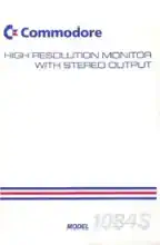 Amiga Manual: 1084S High Resolution Monitor