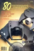 80 Microcomputing 80 Microcomputing
