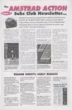 Amstrad Action Magazine Subs Amstrad Action Magazine Subs