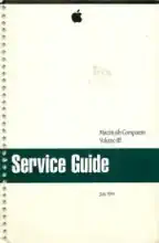 Macintosh Computers Service Guide Volume III Macintosh Computers Service Guide Volume III