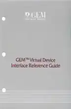 GEM Virtual Device Interface Reference Guide 2 GEM Virtual Device Interface Reference Guide 2