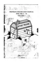 Commodore C64 Book: Program Protection Manual For the C-64 Volume 1  Commodore C64 Book: Program Protection Manual For the C-64 Volume 1