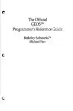 Commodore C64 Book: Official GEOS Programmers Reference Guide, The  Commodore C64 Book: Official GEOS Programmers Reference Guide, The