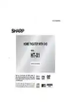 Sharp HT-X1 Operating instructions