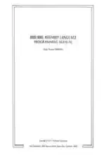 intel :: 8085 :: 9800301C 8080 8085 Assembly Language Programming Manual Nov78 intel :: 8085 :: 9800301C 8080 8085 Assembly Language Programming Manual Nov78