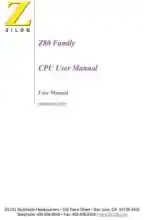 Z80 Family CPU User Manual Z80 Family CPU User Manual