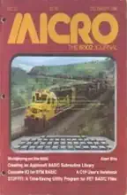 Micro 6502 Journal
